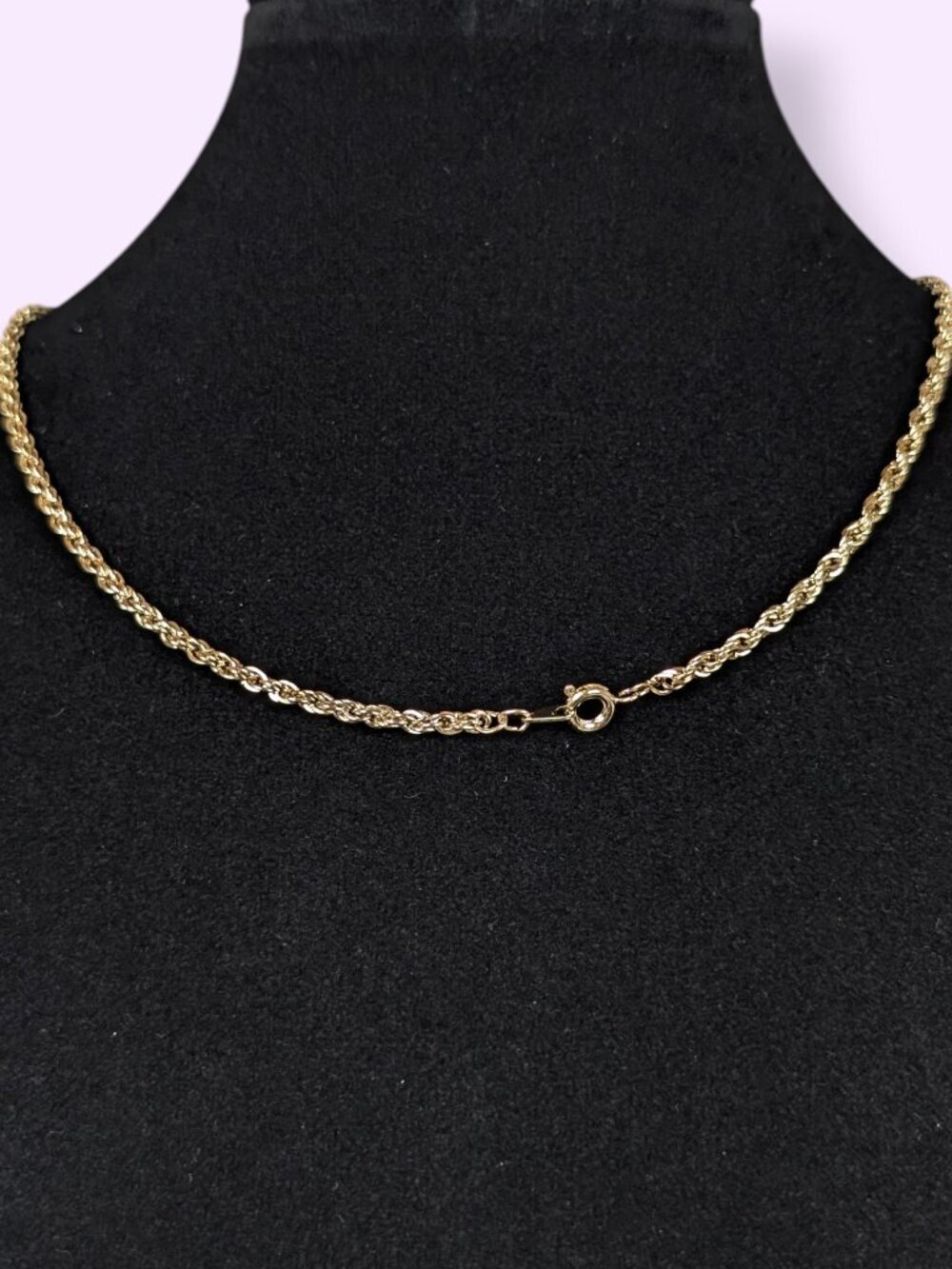 Vintage Rope Chain Necklace - Picture 4 of 5